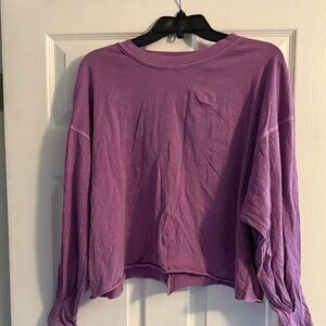 Purple Zenana Crop Top